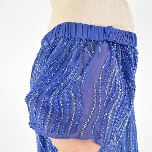 Parker Beaded Georgette Off-the-Shoulder Blouse - Picture 8 of 8